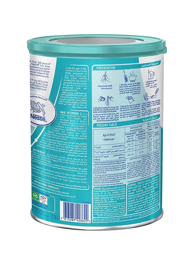 Nan - Nestlé Nan Optipro Stage 2 From 6 to 12 Months, 800g Pack of 1 800grams - Image 1