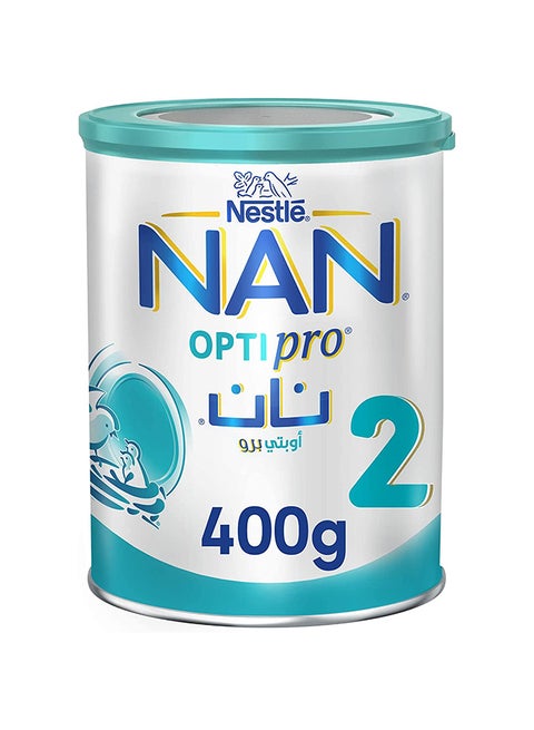 Nestlé, Nan Optipro 2, Follow-up Formula, From 6 to 12 Months, 400 G 400grams
