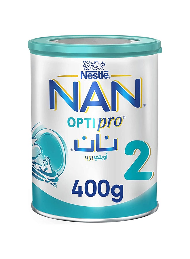 Nestlé, Nan Optipro 2, Follow-up Formula, From 6 to 12 Months, 400 G 400grams