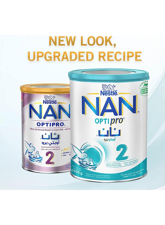 Nestlé, Nan Optipro 2, Follow-up Formula, From 6 to 12 Months, 400 G 400grams