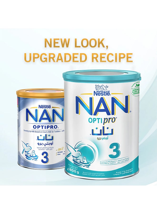 Nan - Nan Optipro 3 Growing-up Powder Milk 800g 800grams - Image 1