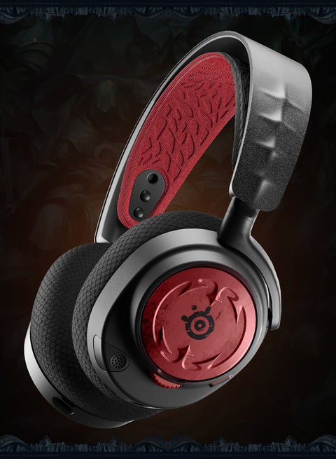 SteelSeries Arctis Nova 7 Wireless – Multi-Platform Gaming Headset – Diablo® IV Edition – Dual Wireless 2.4 GHz & Bluetooth – 38 Hours Fast Charge Battery – PC, PS, Mac, Mobile, Switch
