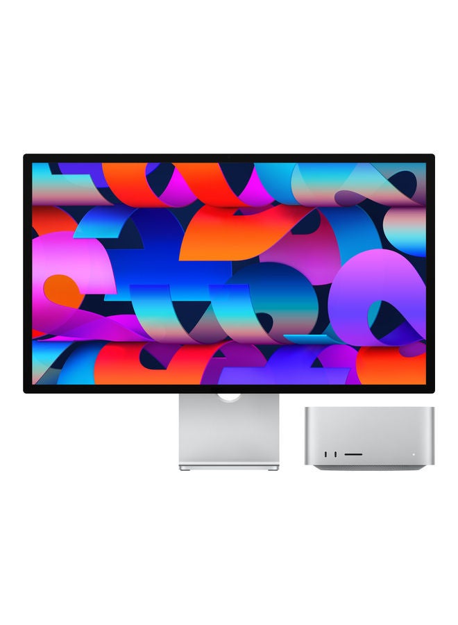 Apple - Mac Studio Apple M2 Ultra with 24‑core CPU, 60‑core GPU, 32‑core Neural Engine/1TB SSD/Intel UHD Graphics Space Grey - Image 1