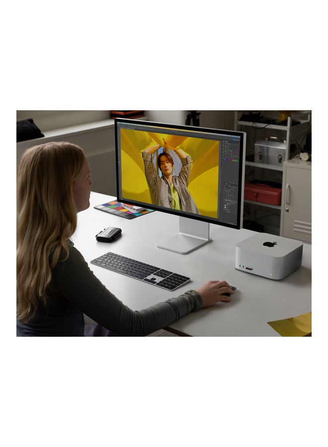 Apple - Mac Studio Apple M2 Ultra with 24‑core CPU, 60‑core GPU, 32‑core Neural Engine/1TB SSD/Intel UHD Graphics Space Grey - Image 1