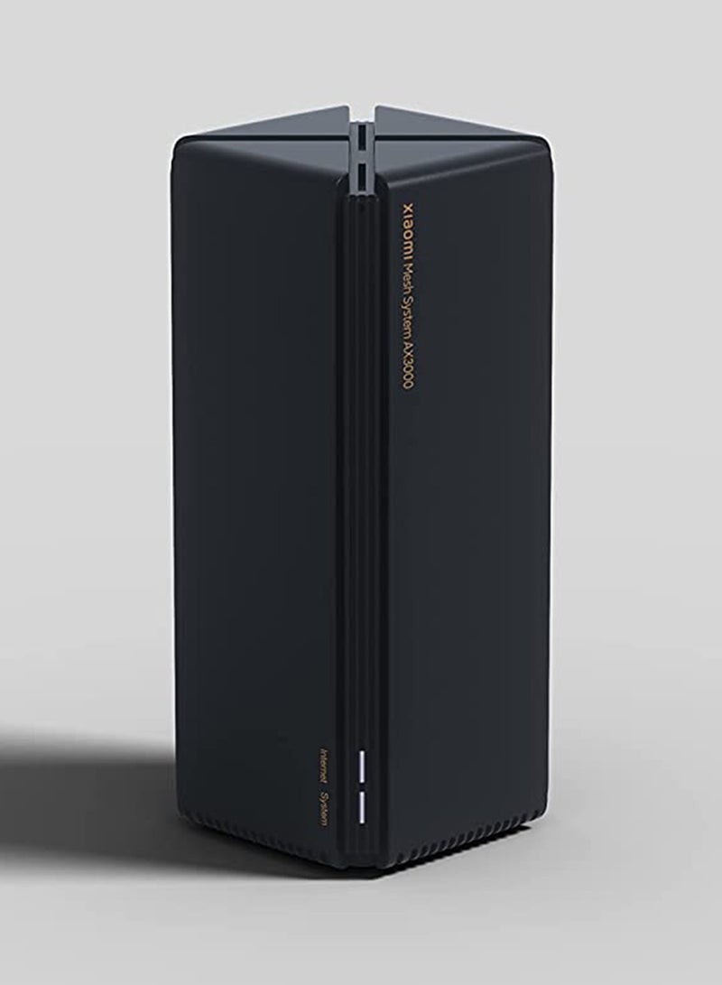 Xiaomi - Mesh System AX3000 Wi-Fi 6 Router Pack Of 1 Black - Image 1