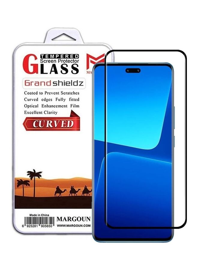 MARGOUN Xiaomi 13 Lite Screen Protector Tempered Glass Full Glue Back Clear - Image 1