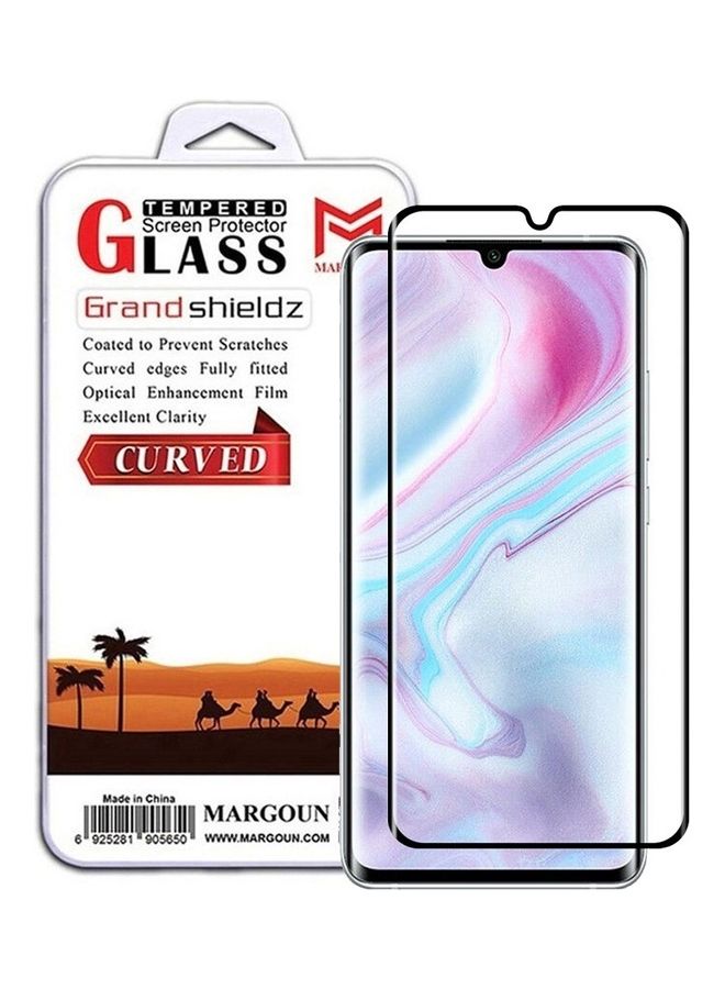 MARGOUN Xiaomi Mi Note 10 Lite Screen Protector Tempered Glass Full Glue Back Clear - Image 1