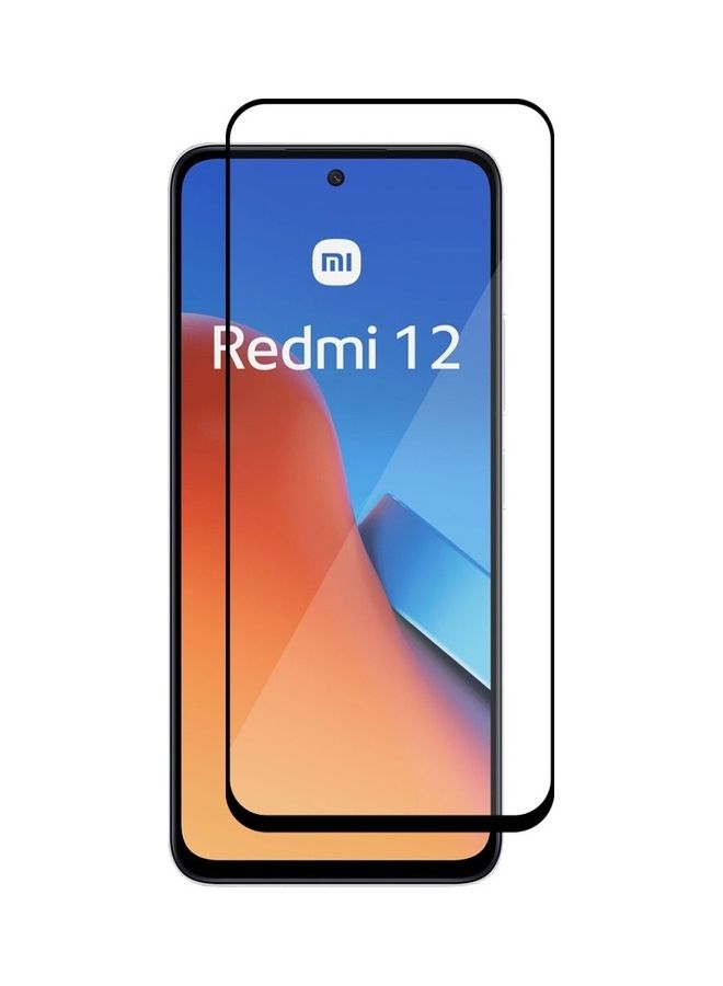 MARGOUN Xiaomi Redmi 12 Screen Protector Tempered Glass Full Glue Back Clear - Image 2