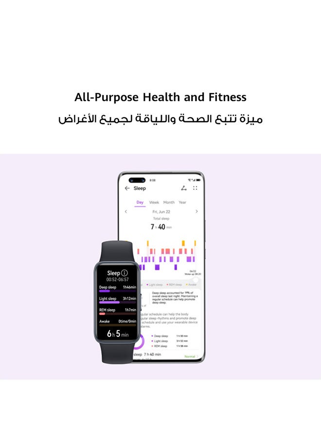 HUAWEI - Band 8 Smart Watch, Ultra-thin Design, Scientific Sleeping Tracking, Long Battery Life Sakura Pink - Image 1