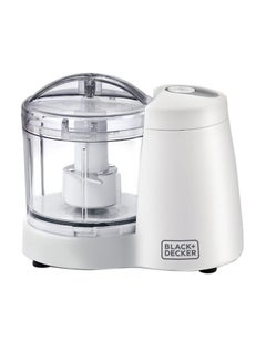 بلاك اند ديكر مفرمة طعام بشفرة مزدوجة 350 ml 120 W SC350-B5 أبيض/ شفاف  - Image 1