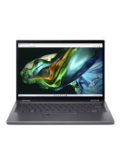 Aspire 5 Spin A5SP14-51MTN-7427 Touch 2in1 Laptop With 14-Inch Display, Core i7-1355U Processor/16GB RAM/512GB SSD/Intel Iris XE Graphics/Windows 11 Home English Steel Grey