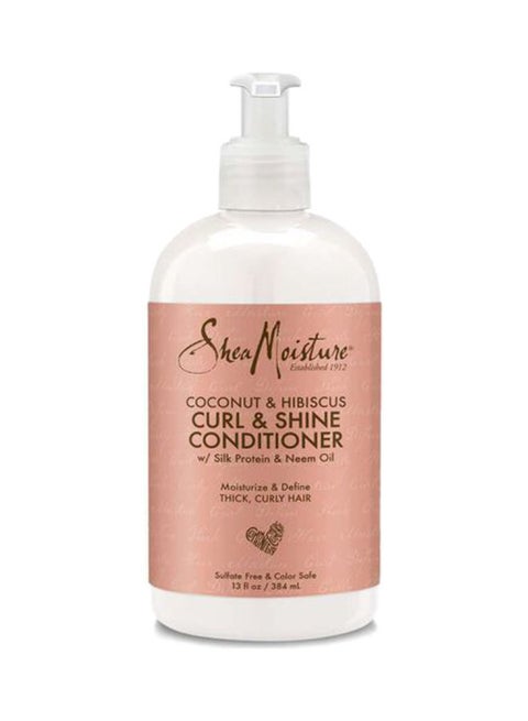 Coconut & Hibiscus Curl & Shine Conditioner white 384ml