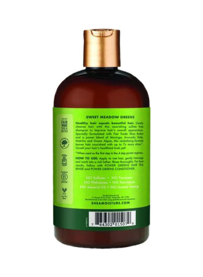 SheaMoisture Moringa & Avocado Power Greens Shampoo white 384ml - Image 3
