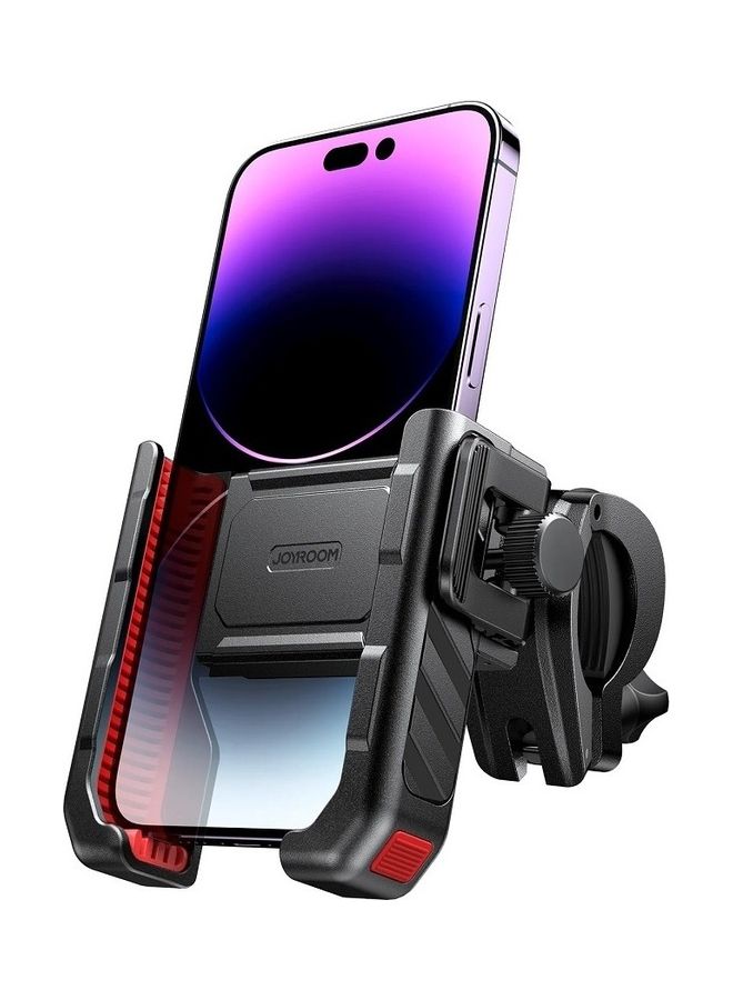 JOYROOM Motorcycle, Anti-Slip Shock Absorption Handlebar Bike, 1S Lock And Release Universal Phone Holder For Iphone, Samsung 4.7-7 Inch Smartphone Black  - Image 2