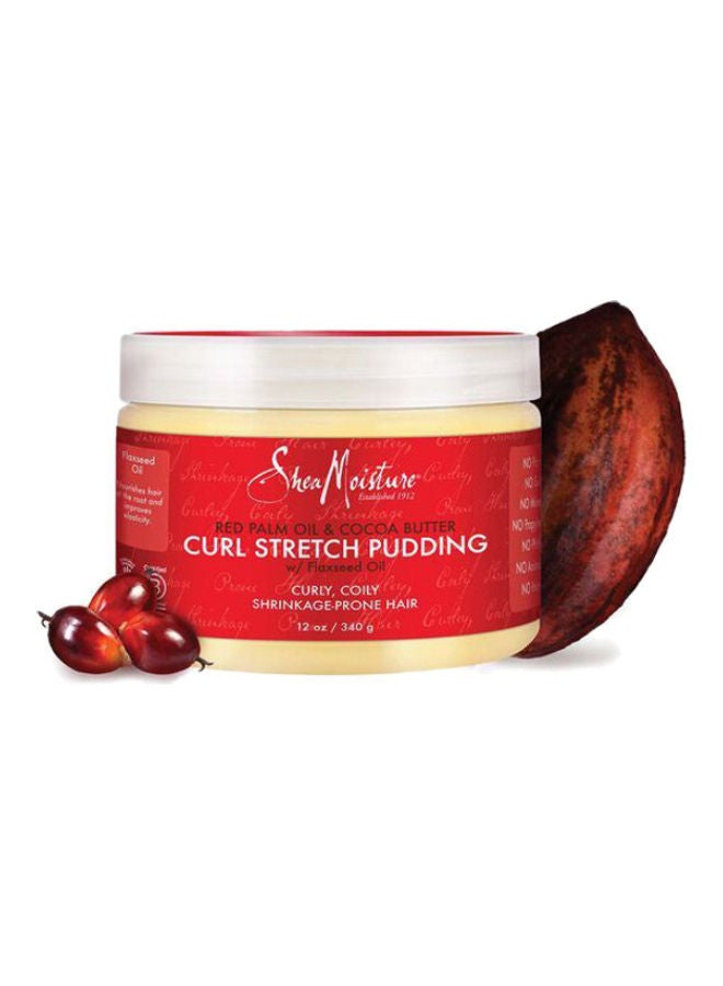 SheaMoisture Red Palm Oil & Cocoa Butter Curl Stretch Pudding cream 340grams - Image 4