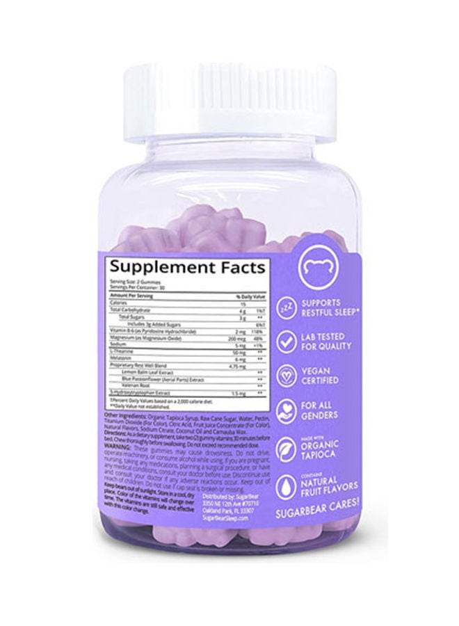 SugarBear - Sleep Vitamins – 60 Gummies - Image 1