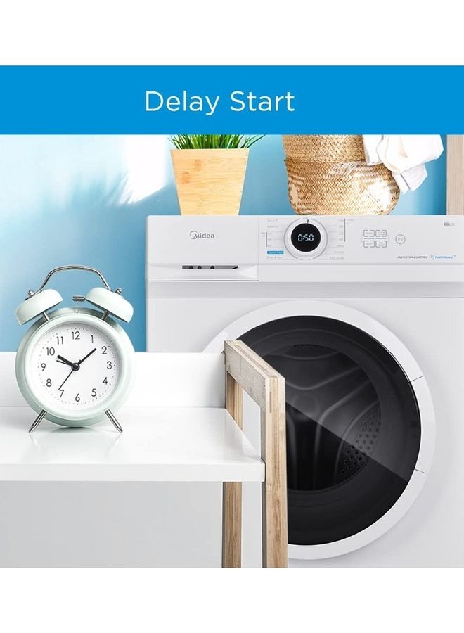 8 Kg Front Load Fully Automatic Washing Machine With BLDC Inverter Motor, Lunar Dial, 1400 RPM, 15 Programs, Integrated Digital Control-LED Display, Multiple Temperature 8 kg MF100W80BW-GCC White - v1686115928/N53411628A_2