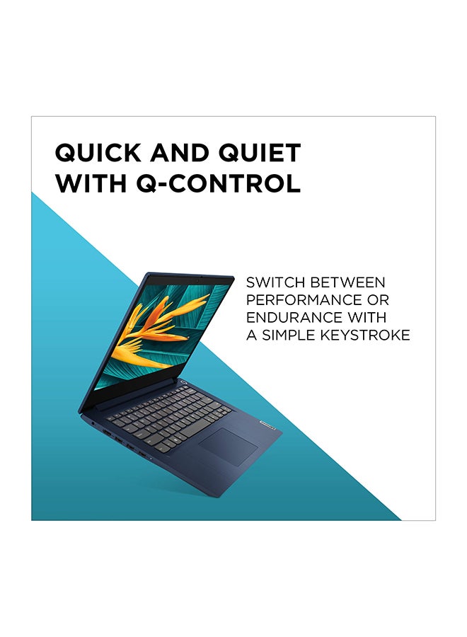 Lenovo - Renewed - Ideapad C340-14IML Laptop With 14 inch Display,Pentium Gold 6405U GEN /128GB SSD/4GB RAM /Windows 10 English/Arabic Abyss blue - Image 1