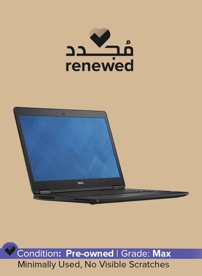 DELL Renewed - Lattidue E7470 Laptop With 14-Inch Display,Intel Core i5 Processor/6th Gen/16GB RAM/512GB SSD/Windows 10 pro English Black  - Image 1