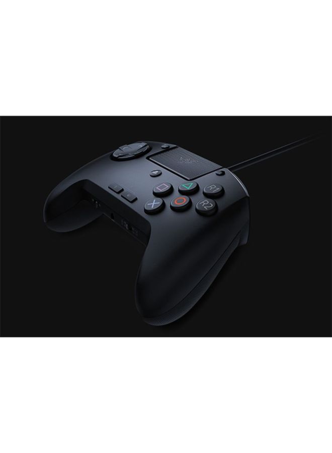 RAZER - Renewed - Razer Raion Fightpad for PS4 Game Controller - 8 Way D-Pad, Mechanical Switch Front Buttons , 3.5mm Audio - Classic Black - Image 1