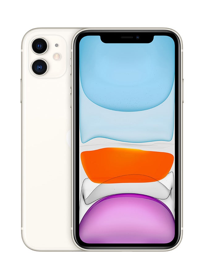 Apple - iPhone 11 With FaceTime White 128GB 4G LTE - International Version - Image 1