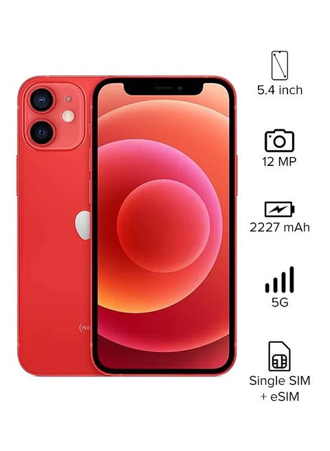 iPhone 12 Mini With Facetime 128GB (Product) Red 5G - International Specs