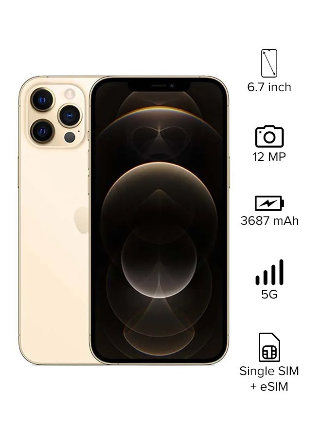 Apple - iPhone 12 Pro Max With Facetime 256GB Gold 5G - International Version - Image 1