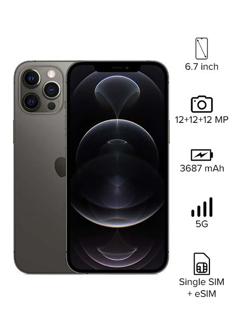 iPhone 12 Pro Max With Facetime 256GB Graphite 5G - International Version