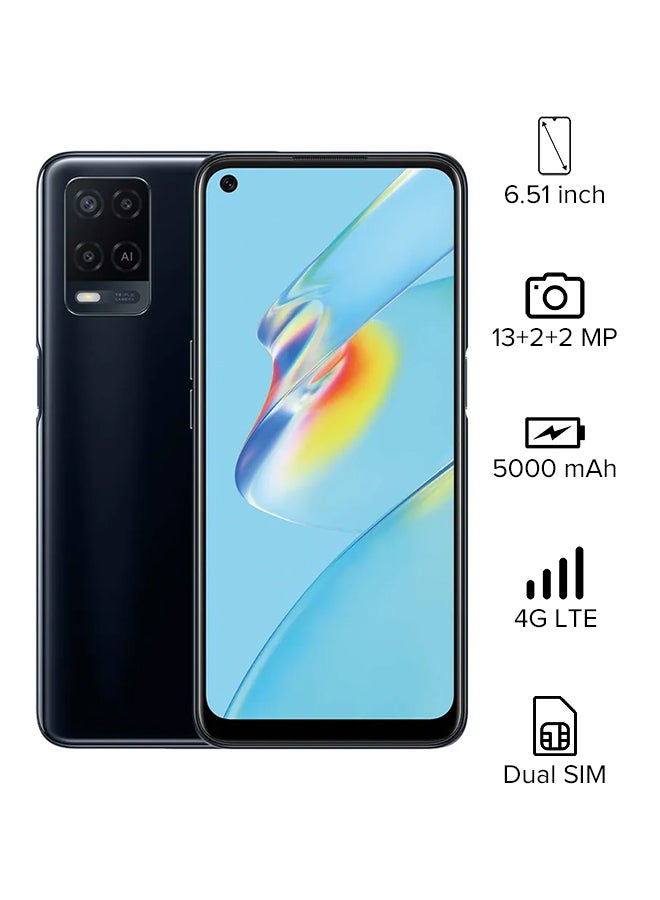 OPPO - A54 Dual SIM Crystal Black 4GB RAM 64GB 4G - Middle East Version - Image 1