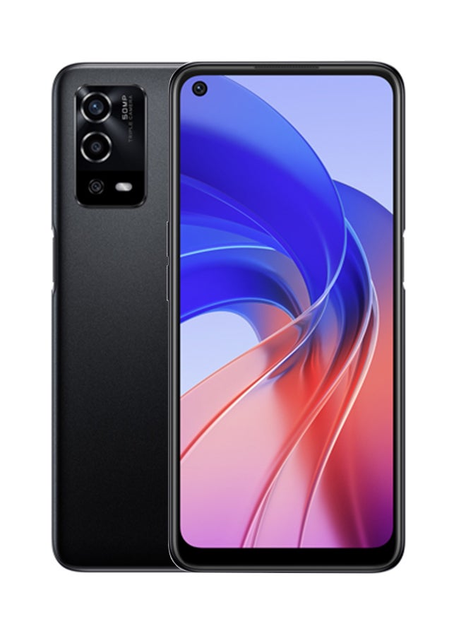 OPPO - A55 Dual SIM Starry Black 4GB RAM 128GB 4G - Middle East Version - Image 1