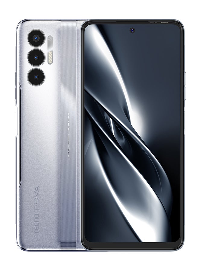 TECNO - POVA 3 Dual SIM Tech Silver 6GB RAM 128GB 4G - Middle East Version - Image 1