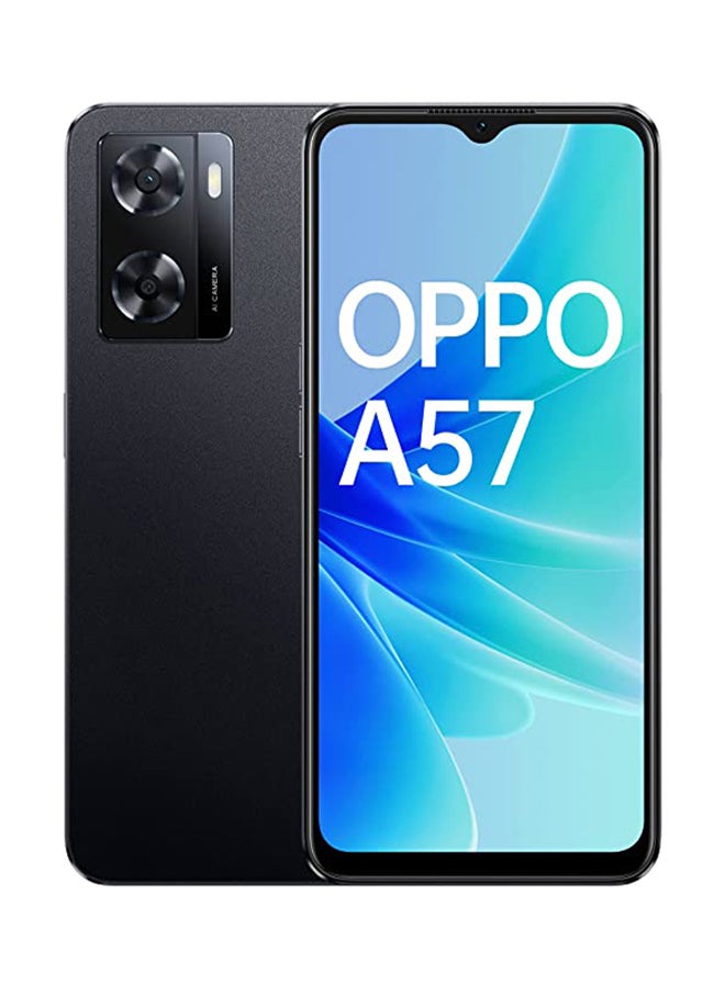 OPPO - A57 Dual SIM Glowing Black 6GB RAM 128GB 4G LTE - International Version - Image 1