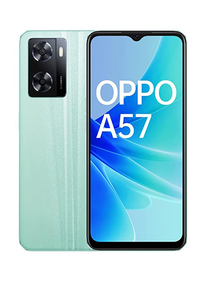 OPPO - A57 Dual SIM Glowing Green 6GB RAM 128GB 4G LTE - International Version - Image 1