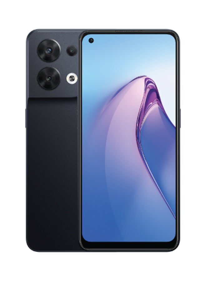 OPPO - Reno 8 5G Dual SIM Shimmer Black 8GB RAM 256GB - Middle East Version - Image 1