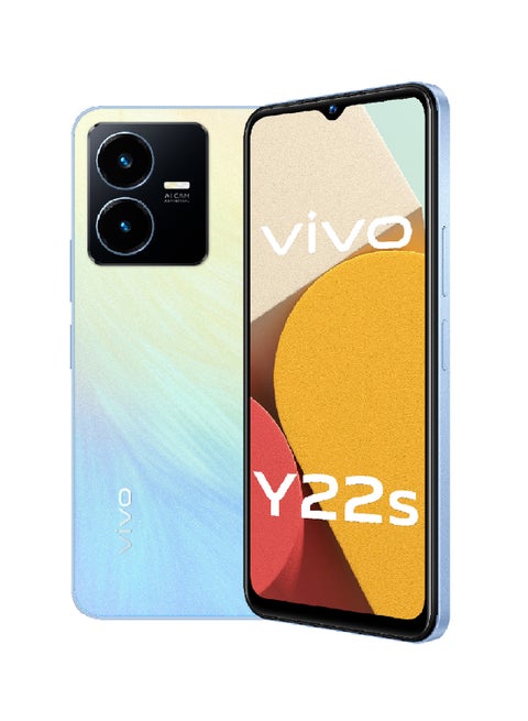 Y22s Dual SIM Summer Cyan 6GB RAM 128GB 4G LTE - Middle East Version
