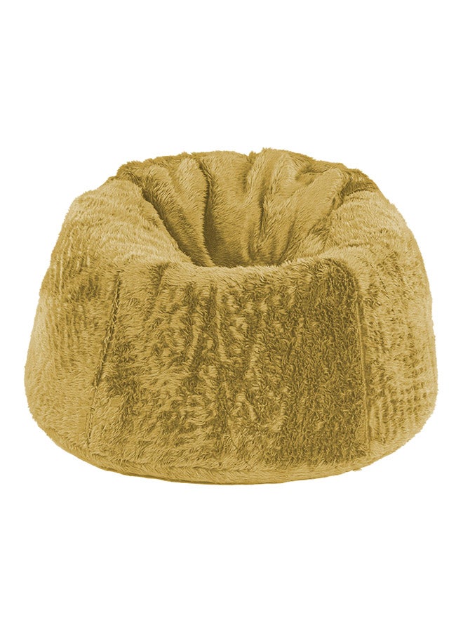 أمريكان بولو كيمبس كرسي بين باغ من الفرو  قياس كبير ذهبي Large - Image 3