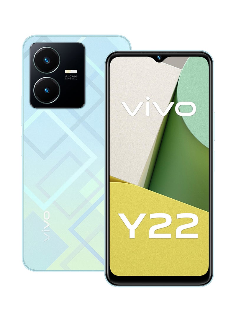 vivo - Y22 Dual Sim Metaverse Green 4GB RAM 64GB 4G LTE - Image 1