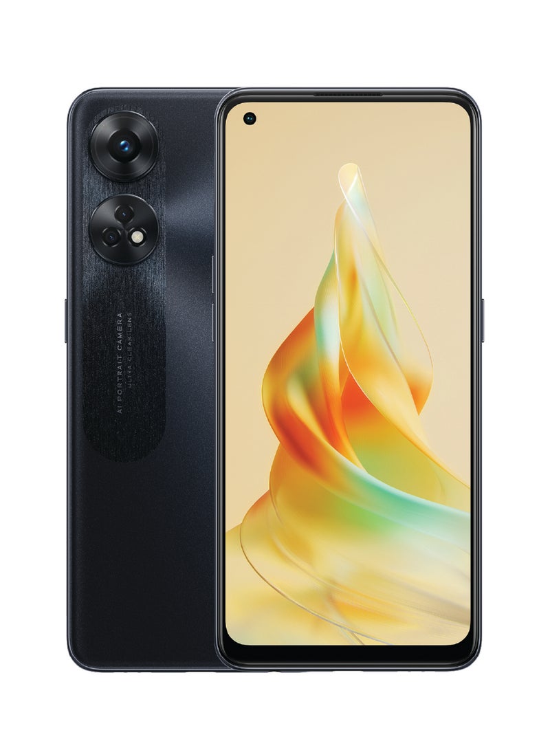OPPO Reno 8T Dual SIM Midnight Black 8GB RAM 256GB 4G LTE- Middle East Version  - Image 1