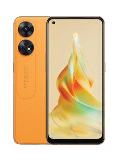 أوبو هاتف Reno 8T ثنائي الشريحة بلون برتقالي، وذاكرة وصول عشوائي (RAM) سعة 8 جيجابايت، وذاكرة داخلية 256 جيجابايت، يدعم تقنية 4G LTE - إصدار الشرق الأوسط  - Image 1