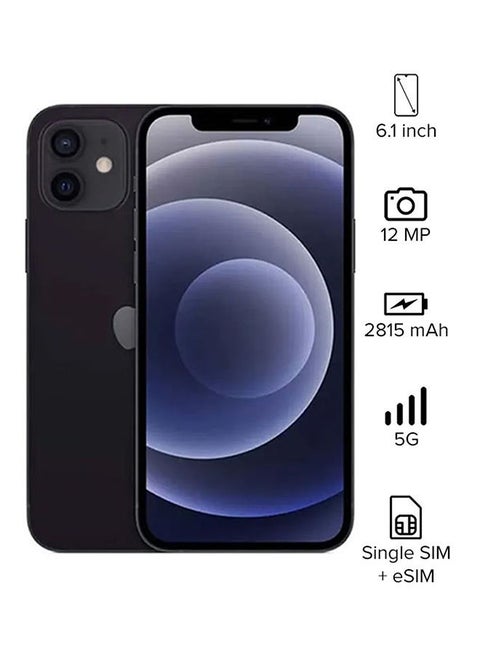 iPhone 12 With Facetime 256GB Black 5G - International Version