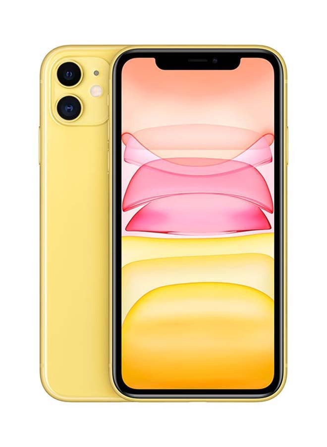 Apple - iPhone 11 Yellow 64GB 4G LTE (2020 - Slim Packing) - International Version - Image 1