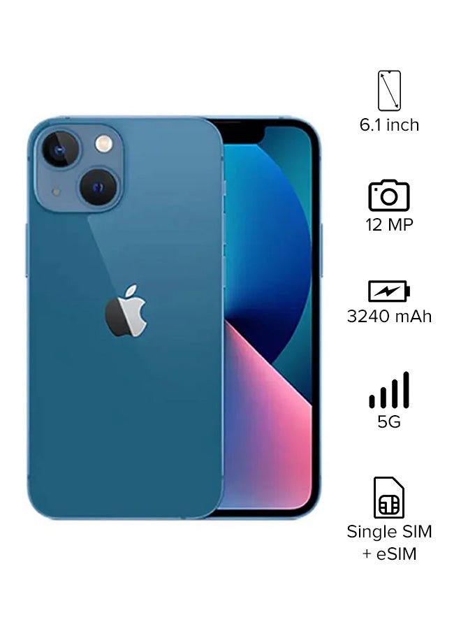 Apple iPhone 13 128GB Blue 5G With FaceTime - UAE Version  - Image 1