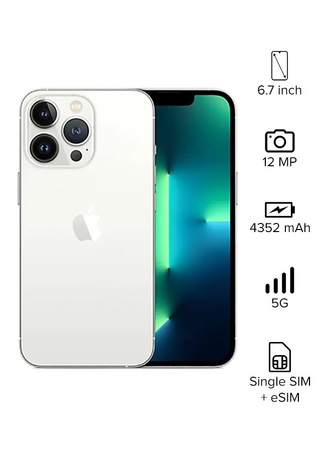 Apple iPhone 13 Pro Max 128GB Silver 5G With Facetime