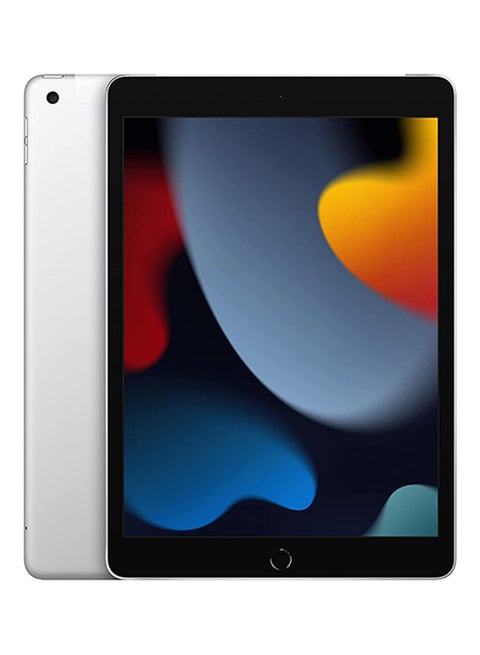 iPad 2021 (9th Generation) 10.2-Inch, 256GB, WiFi, Silver With Facetime - Middle East Version