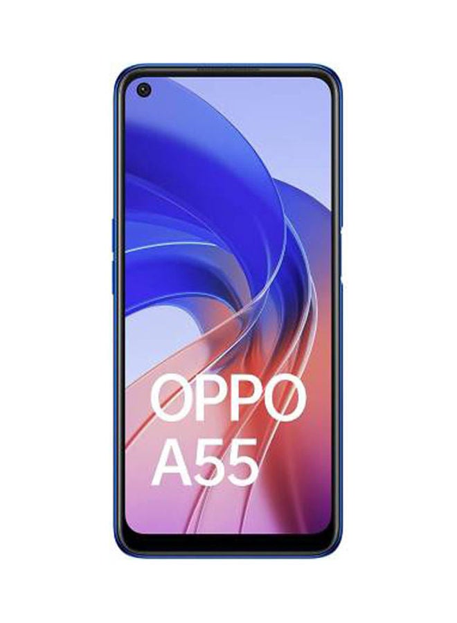 OPPO A55 Dual Sim Rainbow Blue 4GB RAM 128GB 4G LTE - Image 1