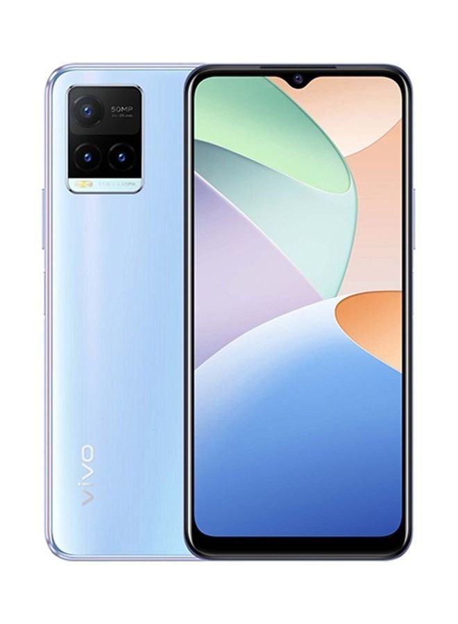 vivo - Y21T Dual SIM Pearl White 4GB RAM 128GB 4G LTE - Middle East Version - Image 1