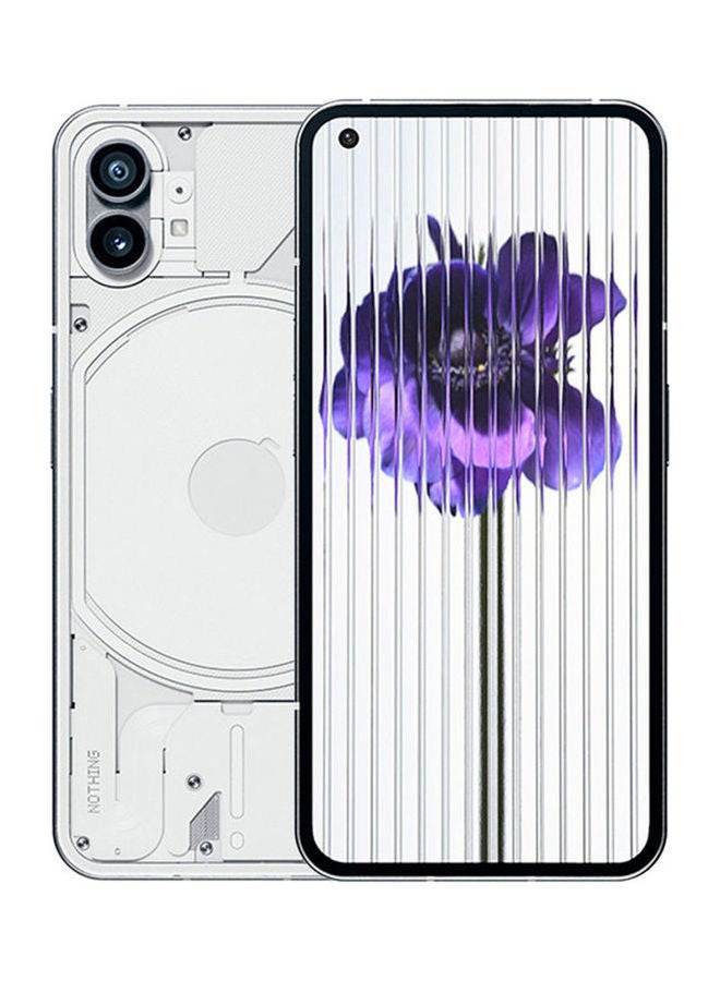 Nothing Phone 1 Dual SIM White 8GB RAM 256GB 5G - Middle East Version  - Image 1