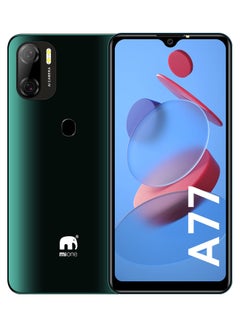 A77 Android 11 Phone, Unlocked Smartphone, 6.26” HD+ Full Screen, 4000mAh Battery + Dual Sim, Face + Fingerprint unlock, Quad-core 3GB+32GB Mobile Phone, AI Camera 8MP + 5MP Cell Phones