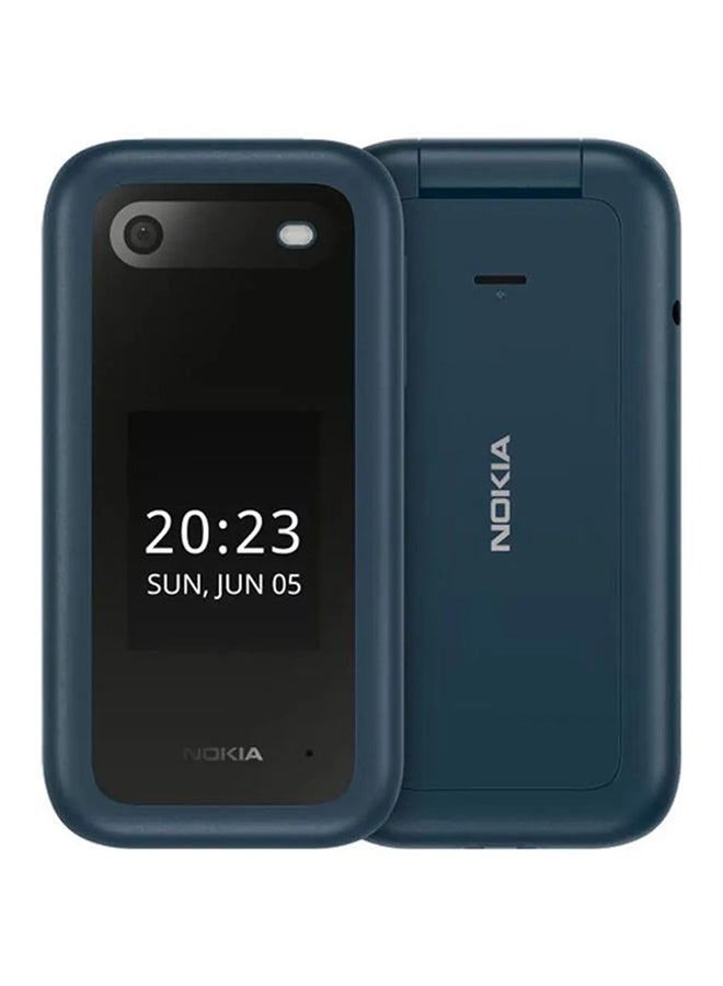NOKIA 2660 TA-1474 Dual SIM Arabic KSA Blue 48MB RAM 128MB 4G - Middle East Version  - Image 1