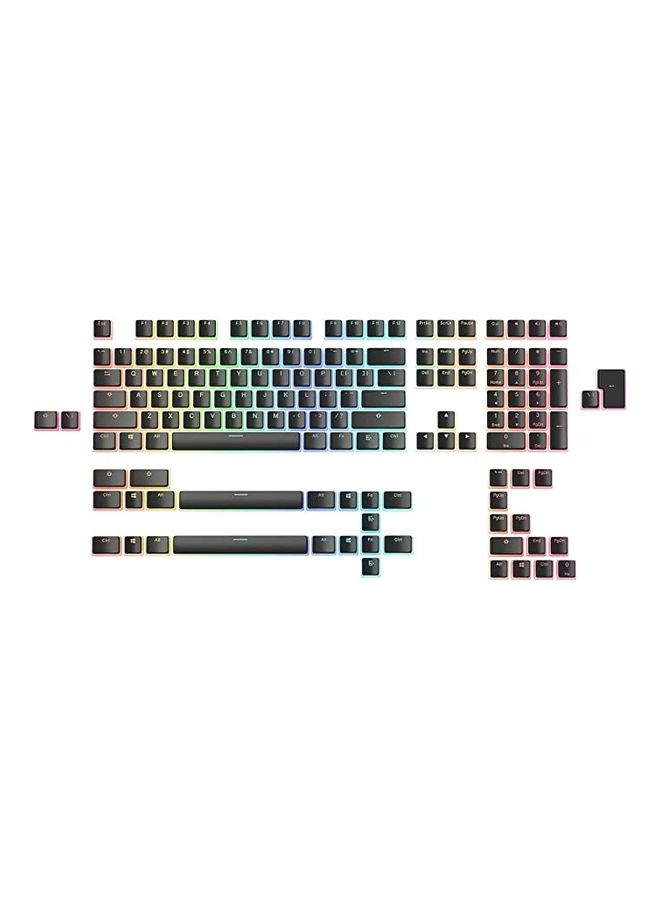 Glorious - Glorious Aura V2 (Black) - PBT Pudding Keycaps for Mechanical Keyboards - ANSI (US), ISO Compatible - Supports Full Size, TKL, 75%, 60% Layouts - Image 1